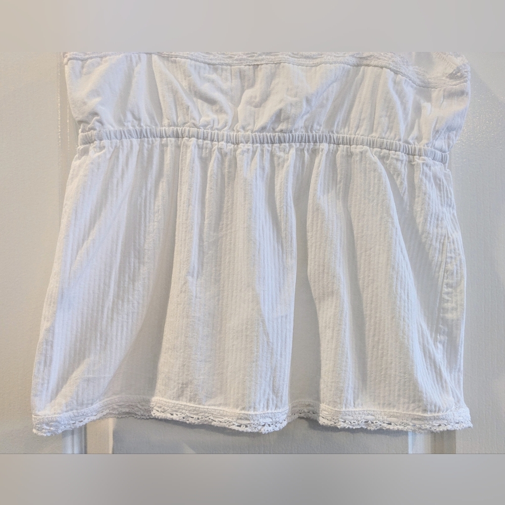 Brandy Melville/John Galt White Edith Lace Tank Top Coquette Cottagecore Fairy - Picture 8 of 10